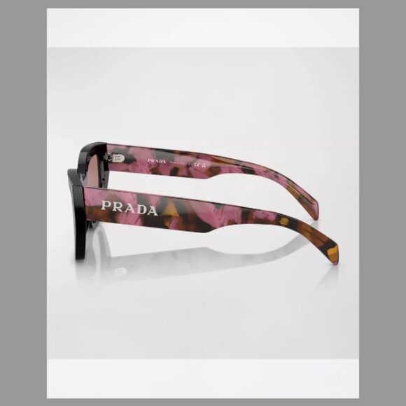 Prada Bold Acetate Butterfly Sunglasses - Picture 2 of 7